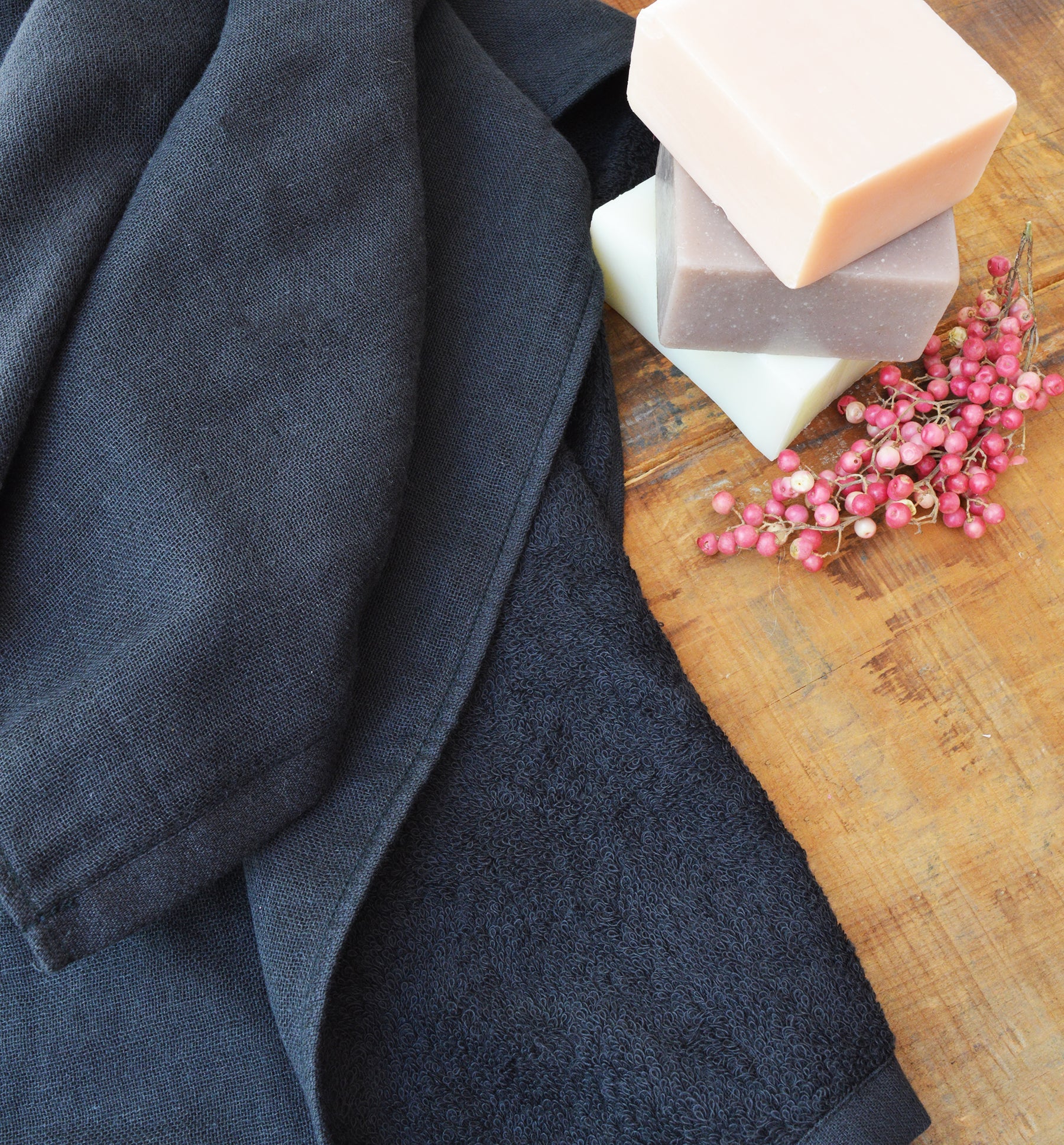 Yoshii Gauze Towel - Black