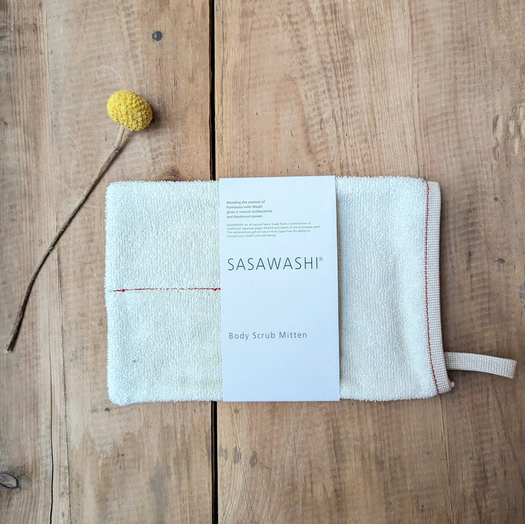 Sasawashi Body Scrub Mitt